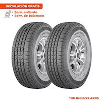 Pack de 2 Llantas Para Camioneta PRIMEWELL VALERA HT P265/65R17 110T